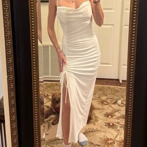 Zara Strapless White Dress